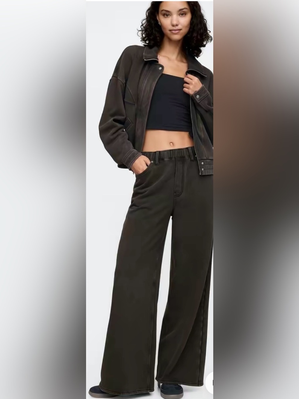 Gap Women's Heavyweight Baggy Sweatpant Jeans